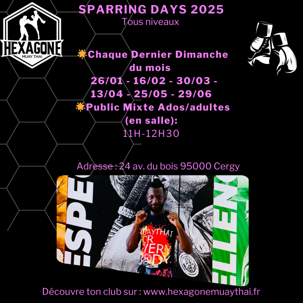 Affiche Sparring dayx 2025