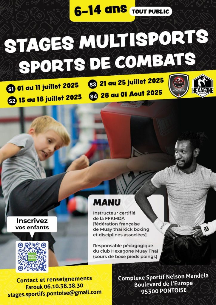 Affiche Stages sportifs Eté 2025